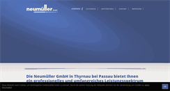 Desktop Screenshot of neumueller-gmbh.de